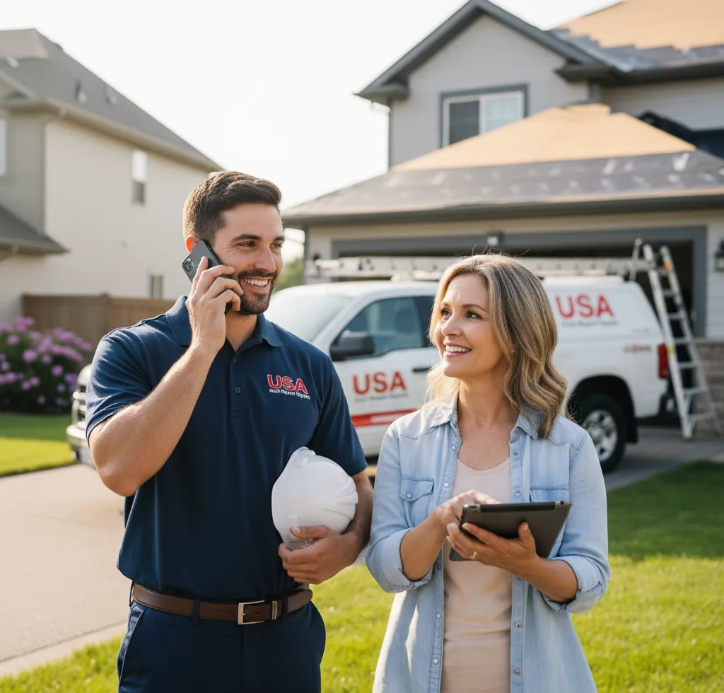 USA Roof Repair Experts customer support in Hewlett